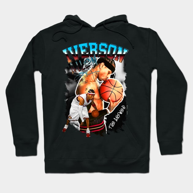 Allen Iverson Graphic Tee Hoodie by ShirtsPlug